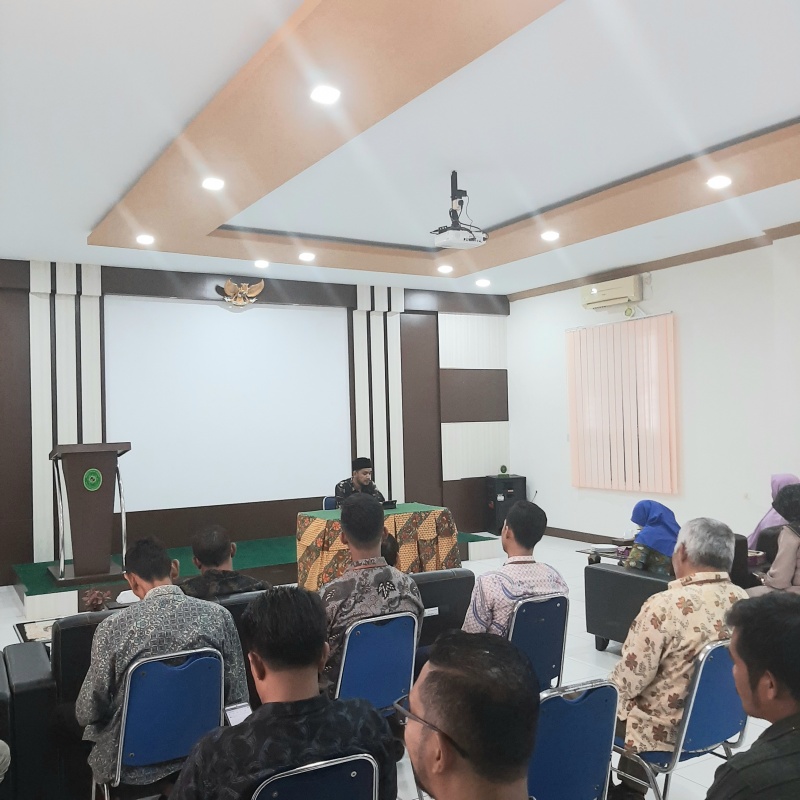 Sharing Ilmu di Jumat Sore, Aparatur MS Kualasimpang Laksanakan Sosialisasi Internal Hasil Pelatihan Teknis dan Sosialisasi Aplikasi Yang Telah Diikuti